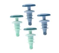 HOLIDYOYO 4pezzi Tappi Silicone Per Bottiglie Accessori Riutilizzabili Per Conservazione Design e Decorativo Antipolvere e Colori