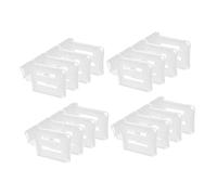 HOLIDYOYO 4Sets Separatori Regolabili per Frigorifero Piastra Divisoria Espandibile per Ottimizzare Spazio e Organizzazione Frigorifero Facile Installazione e Adattamento