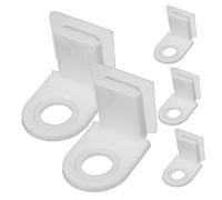 HOLIDYOYO 5 Pezzi Bagno Adesivo Trasparente da Ganci Murali per Bottiglie Shampoo e Organizer per Bagno Facile Installazione Forature Compatibile con Piastrelle