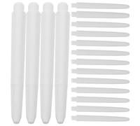 HOLIDYOYO 50 Pezzi Alberi per Freccette in Nylon Resistente Bianco Latteo, Steli Professionali per Gioco e Allenamento, Accessori da Esterno Bilanciamento Ottimizzato per Sala Giochi