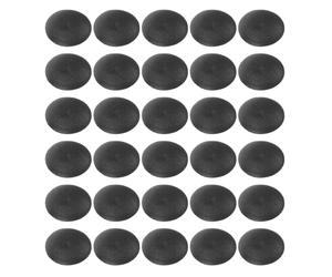 HOLIDYOYO 500 Pezzi Tappi Coprivite a Testa Croce in Plastica Nera da 10 Mm, Coprifori per Viti di Armadietti e Mobili Bagno, Copriviti per Cucina e Protezione Contro Polvere e Umidità