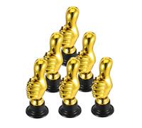 HOLIDYOYO 6 Mini Trofei Plastica Riutilizzabili per Premi Sportivi e Feste Adulti Trophies Thumbs Up Resistenti e Compatti per Cerimonie e Motivazione Riutilizzabile