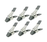 HOLIDYOYO 6 Morsetti a Molla per Fondale da 4 Pollici Clip per Fotografia e Modellismo Impugnatura Ergonomica Morsetti in Ferro Ispessito Antiscivolo per Fissaggio Stabile di Sfondi e