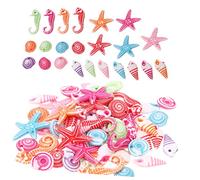 HOLIDYOYO 60pezzi Mini Ocean Animal Figures Realistic Ornaments for Aquariums Educational Toys and Creative Fish Tank Decorations