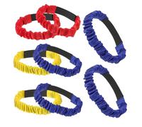 HOLIDYOYO 8 Fasce Elastiche per Gara Gambe Resistenti e Regolabili per Giochi Cooperazione Genitori per Attività Team Building e Feste Allaperto