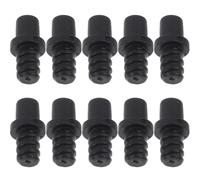 HOLIDYOYO Adattatore a Vite Autobloccante per Manico Scopino Wc Connettore in Plastica Resistente Compatibile Testine Diverse Set 10 Pezzi per Accessori Ricambio Pulizia Bagno