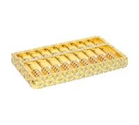 HOLIDYOYO Artigianato D'oro Abacus Retrò Shui Glitter Abaco Di Matematica Per Ornamento Dell'abaco Mini Arredamento Per La Casa Decorazioni Fortunato Ricchezza Adulti Lega Di Zinco