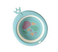 HOLIDYOYO Bacinella Portatile Per Ragazza Ragazza Silicone Lavabo Pieghevole Per Bagnetto e Lavaggio Piedi Design Facile Riporre e Trasportare Blu