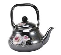 HOLIDYOYO Bollitore Smaltato Tè Piccolo Portatisane Teiera Turca Caffettiera Induzione Adornare Caffettiera Portatile Stufetta Bollitore Gas Teiera Induzione Teiera Addensata Smaltata Smalto