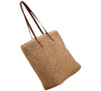 HOLIDYOYO Borsa in Paglia Donna dal Design Semplice, Borsa Mare Estiva | Borsa per Spiaggia, Borsa Mare Paglia Donna, Borse Mare Donna Paglia, Spazio Extra