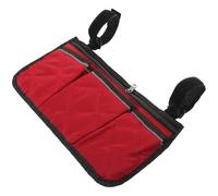 HOLIDYOYO Borsa Laterale Rossa e Passeggino 3 Tasche, Realizzata in Poliestere Pongee e Cotone Pp Regolabili Un Comodo Trasporto