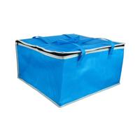 HOLIDYOYO Borsa Termica Porta Pranzo Isolante Riutilizzabile Blu Leggera e Portatile per Picnic Conserva Freschezza e Temperatura di Cibi e Bevande all Aperto