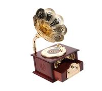 HOLIDYOYO Carillon Vintage Musical Box Retro Vento Decorazione da Tavolo per Casa e Ufficio per Compleanni e FESTIVITÀ