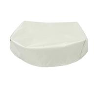 HOLIDYOYO Coperchio Antipolvere per Giradischi Scudo Antiumidità e Antigraffio Realizzato in Tessuto Oxford Beige Protezione per Attrezzatura Audio da Negozio di Dischi Copertura