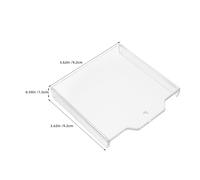 HOLIDYOYO Copertura Protettiva Trasparente per Punto di Chiamata Manuale Antincendio Set 6 Pezzi Protezione Sportello Allarme Ignifugo per Sicurezza in Edifici e Istituzioni