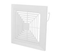 HOLIDYOYO Copertura Quadrata per Ventilatore Scarico Bagno in Plastica con Pannello Design Moderno e Resistente per Soffitto o Parete Facilità Manutenzione e Pulizia