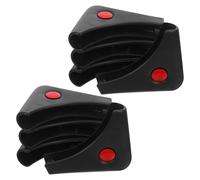 HOLIDYOYO Copripiedi Triangolari Antiscivolo per Sedie e Tavoli, Set 10 Pezzi Neri 25x50 Mm, Cuscinetti Antirumore e Protezione Pavimenti in Legno e Piastrelle per Ufficio, Casa e Aula