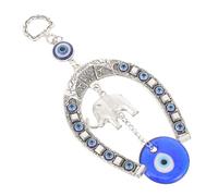 HOLIDYOYO Decorazione Da Appendere Occhio Blu Turchia e Amuleto Contro Malocchio in Vetro e Lega, Ornamento Sospeso Protettivo Multifunzione Per Casa, Auto e Borsa, Regalo Decorativo Flamboyant