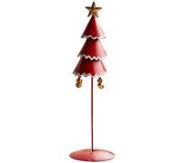 HOLIDYOYO Decorazione Natalizia Ferro con Campanelli Albero di Natale per Tavolo Addobbo Festivo per Atmosfera Accogliente e di Natale