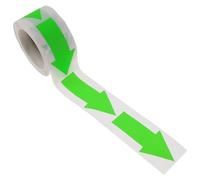 HOLIDYOYO Etichette Adesive a Freccia Fluorescente Verde per 150 Pezzi per Rotolo , Resistente All'usura , Adesivo Forte , per Sacchetti di Biscotti Fatti a Mano e Negozi di Giocattoli