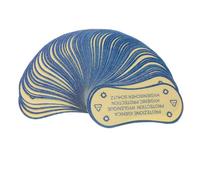 HOLIDYOYO Etichette Adesive Protettive Confezione da 100 Pezzi Liner Compatto Igienico per Costumi da Bagno e Mutande in Pvc Blu per Negozi di Biancheria e Piccole Imprese