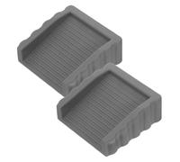 HOLIDYOYO Fermaporta a Cuneo Bidirezionale in Gomma Antigraffio Set 2 Pezzi, Piccolo Fermaporta per Parte Inferiore Porta, Protezione Anti-pizzicamento per Uso Domestico e Ufficio