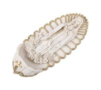 HOLIDYOYO Fontana Sacra Ceramica Per Parete Decorazione Religiosa Per Ingressi e Accessorio Simbolico Di Fede e Devozione Arredo Versatile Per Ambienti Sacri Per Battesimi e Comunioni
