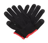HOLIDYOYO Guanti da Gioco Anti-sudore a Due Dita Neri in Fibra D'argento | 1 Paio, Tessuto Spandex Termofusione, Design Unico, Effetto Non-skid e Skin-friendly