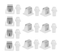 HOLIDYOYO Kit 10 Fermagli per Porta Asciugatrice, Serrature di Sicurezza per Armadietti, Interruttore Porta Elettrodomestici, Compatibile Vari Modelli, Ricambi per Camper e Lavatrice