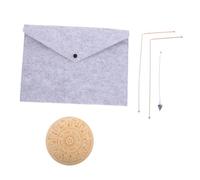 HOLIDYOYO Kit di Bacchette da Rabdomanzia in Rame Spirituale con 2 Aste Retrattili Tappetino da Divinazione Aste Spirituali per La Caccia Ai Fantasmi Oggetti Smarriti nell'Acqua Divinatoria