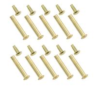 HOLIDYOYO Kit Di Riparazione 10 Pezzi Per Ventagli Pieghevoli, Rivetti e Dadi in Acciaio Inox Per Albero Ventaglio Manuale, Accessori Resistenti Per Riparazione e Aggiornamento Ventilatore Portatile