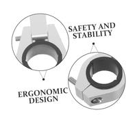 HOLIDYOYO Kit Supporto Paramani Alluminio per Staffe Resistenti e Compatibili Montaggio per Protezioni Manubrio Eleganti e