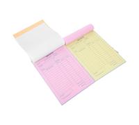 HOLIDYOYO Libro Fatture Triplice Copia, 2Pezzi, Carta, Formato Tre Parti, Ordini e Ricevute per Artigiani e Ristoranti
