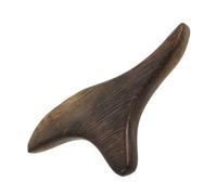 HOLIDYOYO Massaggiatore in Legno a Forma di Tridente per Massaggio Spa e Agopuntura Bordi Lisci per Alleviare il Fastidio, Strumento Naturale per Massaggi Efficaci