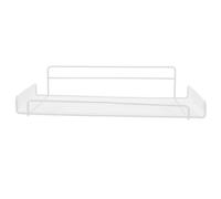 HOLIDYOYO mensole sospese bagno montato cremagliera sospeso parete dati wall organizer wall mounted holder nessun ripiano per trapano mensole a muro per camera da letto ferro da stiro bianca