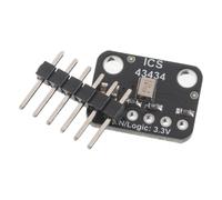 HOLIDYOYO Microfono Digitale Scheda con Ics43434, Microfono Omnidirezionale, Filtro Passa-basso, Nero, Plastica e Metallo, per Live Streaming e Comunicazioni Critiche