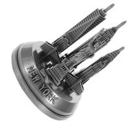 HOLIDYOYO Mini Statua della libertà New York Architettonico in Metallo 7x7x8.7 Cm Centrotavola Decorativo per Ufficio e Casa Souvenir retrò per Collezionisti