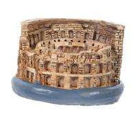 HOLIDYOYO Miniatura Statua in Resina Decorazione Antica e Dettagliato Roman Architecture Figurine