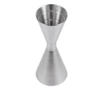 HOLIDYOYO Misurino Doppio per Cocktail in Acciaio Inox 304 Jigger per Bar 30/60 Ml Strumento Professionale Resistente e Lavabile in Lavastoviglie Adatto per Uso Professionale e Domestico