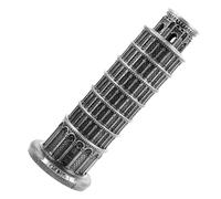 HOLIDYOYO Modellino Torre di Pisa in Metallo Antico Argento Miniatura Decorativa Italiana per Casa e Ufficio Statuetta Edificio Simbolo Souvenir Artistico di Architettura Italiana