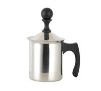 HOLIDYOYO Montalatte Manuale Acciaio Inossidabile con Cappuccinatore per Latte per Delicata Elettricità Facile da e Manutenere