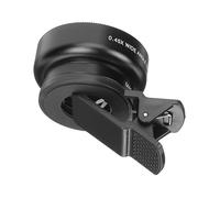 HOLIDYOYO Obiettivo Macro Clip e Obiettivo Grandangolare Per Telefono Cellulare Per Fotocamera Esterna Ad Alta Definizione Guscio in Lega Di Alluminio Resistente Per Paesaggi Urbani e Selfie