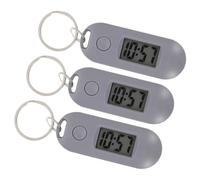 HOLIDYOYO Orologio Digitale Portachiavi 3 Pezzi in Plastico Design Silenzioso per Studenti, per Back To School Party e Facile da Trasportare