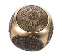 HOLIDYOYO Palla da Esercizio in Ottone Sei Lati per Rafforzamento delle Mani Palla Terapeutica per Riabilitazione Sportiva e Fitness delle Mani Manuali