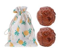 HOLIDYOYO Palline da per Mani in Legno Portatili Sfera Liscia e Rotonda per Allenamento e da Stress Massaggiatore Manuale Antistress per Anziani e Fitness Handballs