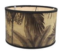 HOLIDYOYO Paralume in Bamboo Vintage con Stampa Uccelli Paralume Sospeso Decorativo per Camera Loft e Bar Robusta e Illuminazione Morbida