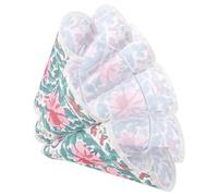 HOLIDYOYO Paralume Piccolo Vintage Rotondo Pieghevole per Lampade Sospensione da Terra Parete Copertura Plafoniera in Metallo Resistente per Atmosfera Soffusa ed Elegante