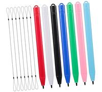 HOLIDYOYO Penna Stilo Per Lavagna Lcd Set Da 7 Pezzi Con Cordini Elastici Neri Per Scrivere Su Un Blocco Per Appunti Per Ragazzi E Ragazze Per La Scuola E Il Tablet