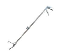 HOLIDYOYO Pinza da Cucina in Acciaio Inossidabile Argento Design a Forbice Antiscivolo, Multiuso e Granchio, per Escursioni e Giardini