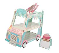 HOLIDYOYO Porta Dolci Creativi Con Nostro Supporto Per Cupcake Forma Di Furgoncino Decorazione Per Matrimoni Feste Di Compleanno e Celebrazioni